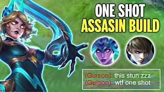 HOW TO EASILY COUNTER META ASSASIN USING EUDORA  Top 1 Global Eudora Best Build  Mlbb [upl. by Arnulfo]