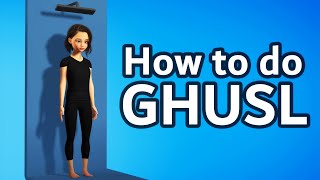 How to do Ghusl for Women Ritual Bathing  Step by Step [upl. by Snevets]