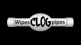 Wipes Clog Pipes Demonstration [upl. by Henigman122]