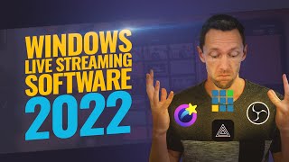 Best Live Streaming Software for WINDOWS PC  2022 Review [upl. by Atorod487]