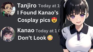 If Tanjiro found Kanaos cosplay pics [upl. by Enttirb700]