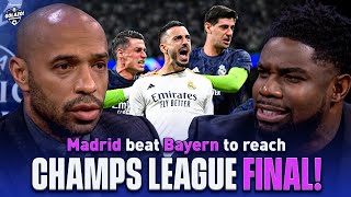 Thierry Henry Carragher amp Micah react as Real Madrid advance to UCL final  UCL Today  CBS Sports [upl. by Victory]