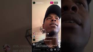 OBASI JACKSON GETS INTO IT WITH A DISRESPECTFUL FAN ON IG LIVE [upl. by Davidde495]