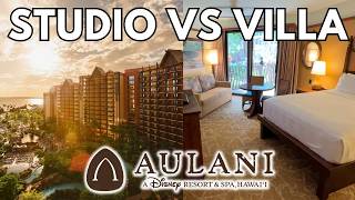 Disneys Aulani Deluxe Studio amp 1 Bedroom Villa Room Resort Tour [upl. by Bosch]