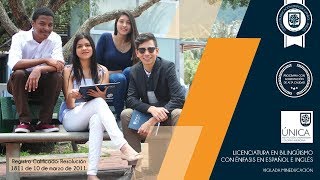 ÚNICA  LICENCIATURA EN BILINGÜISMO CON ÉNFASIS EN ESPAÑOL E INGLÉS [upl. by Rehpretsirhc]