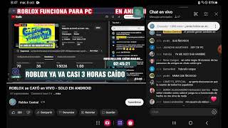 roblox esta caido en android nose puede jugar😢😢 [upl. by Lleryd]