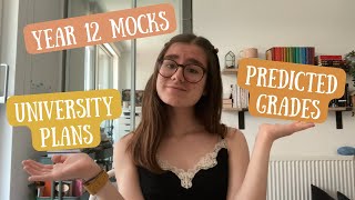 My Year 12 ALevel Mock Results 2022 Predicted Grades and Plans for University and the Future [upl. by Azitram662]