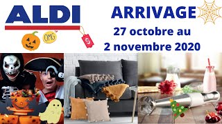 ALDI ARRIVAGE PROMOS DU 27 OCTOBRE 2020 [upl. by Radman]