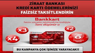 ZİRAAT BANKASI KREDİ KARTI HARCAMASI SONRADAN TAKSİTLENDİRME NASIL YAPILIR BANKKART SONRADAN TAKSİT [upl. by Raveaux]