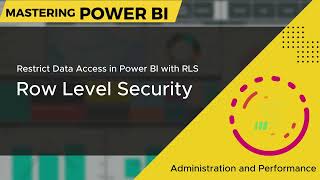 RowLevel Security in Power BI  StepbyStep Tutorial [upl. by Zap292]