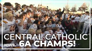 Central Catholic tops Tualatin for 6A State Title  Friday Night Football [upl. by Alletsirhc]