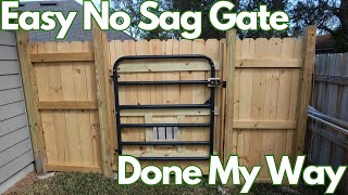 EASY No Sag Gate  My Gate My Way [upl. by Nawuj]