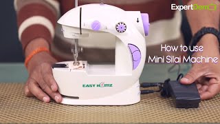 Portable Sewing Machine Detailed review  How to use it for everyday work mini silai machine [upl. by Adian364]