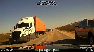 Pursuit US64 LevesqueParkinEarle Cross Co SOArkansas State Police Troop D Traffic Series Ep1273 [upl. by Larner398]