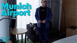 I stayed at the airport in Munich VLOG  Silent VLOG [upl. by Brezin]