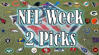 NFL Week2 Picks amp Score Predictions for Each Game [upl. by Nibas]