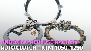 UNBOXING  REKLUSE RADIUSX AUTO CLUTCH  KTM 10501290 ADVENTURE [upl. by Ennayrb]