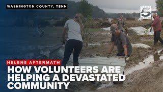 How volunteers are making a difference with flood cleanup [upl. by Eitsirk544]