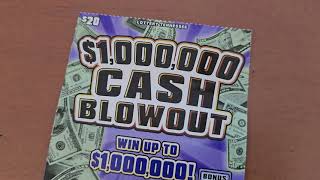 TN Lottery  1 Mill Cash Blowout  Better be the big winner 🔥💎💵 Lets retire lottery scratch [upl. by Eimile]