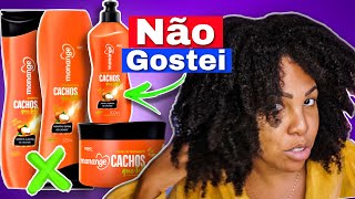 MONANGE CACHOS RESSECOU MUITO MEU CABELO CRESPO POR LUANY CRISTINA [upl. by Nnayr]