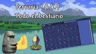 Terraria Todo el Bestiario 1449 [upl. by Aisat]