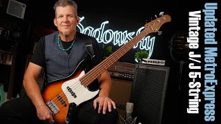 2023 Update  The Sadowsky MetroExpress 21fret JJ 5String Bass  Full Demo w Andy Irvine [upl. by Assilram]