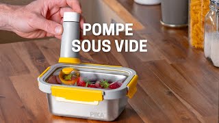 Pompe manuelle de mise sous vide  Pika [upl. by Neelcaj]