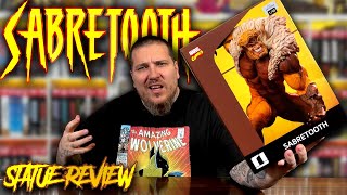 SABRETOOTH 110 Scale Statue Unboxing amp Review  Iron Studios  Sentinel Diorama  XMen [upl. by Neetsuj]