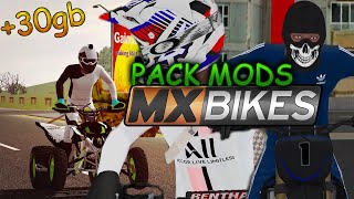 EL MEJOR PACK MODS PARA MXBIKES actualizado MOTOSMAPASROPAQUADS [upl. by Bora911]