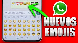 DESCARGA YA 😱 Nuevos EMOJIS para WHATSAPP [upl. by Narib]