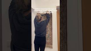 How To Hang A Picture The Painter’s Tape Hack shorts hack howto homehacks [upl. by Tsan282]