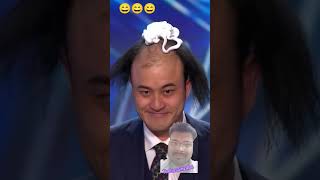 funny magic comedy magician agt bgt gottalent xfactor thehusain hairstyle haircut hairstyles [upl. by Kiele]