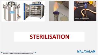 Sterilisation Methods Part 2 Moist Heat Sterilisation  Autoclave MALAYALAM [upl. by Yhtomiht837]