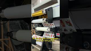 UV printer dtf A2 size four Epson nozzles automatic cleaning speed 35 ㎡h printing width 42 cm [upl. by Hakkeber944]