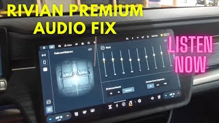 2025 Gen 2 Rivian Premium Audio fix via Software [upl. by Illene231]