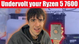 Undervolt your Ryzen 5 7600 for more FPS and Lower Temperature [upl. by Range]