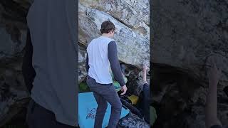 A chaotic send  Cremora 7A echovalley bouldering capetown [upl. by Atelahs]