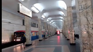 Станция метро Автозаводская  Avtozavodskaya metro station [upl. by Karsten]