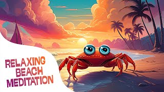 Guided Meditation for Children  BEACH RELAXATION  5 Minute Meditation Exercise for Kids [upl. by Hattie]