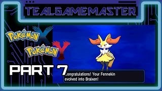 Pokemon X and Y  Part 7 Fennekin Evolves Into Braixen [upl. by Onirefez653]