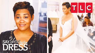 7 Friends With 7 Different Opinions Help Bride Find Dream Dress  Say Yes to the Dress  TLC [upl. by Marin161]