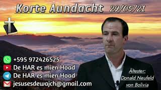 Donald Neufeld  Korte Aundacht 290521 [upl. by Sugirdor]