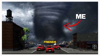 Terrifying my Friends as a Giant Tornado [upl. by Reinar498]