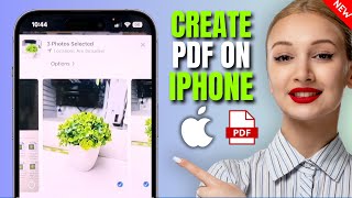 How to Create PDF on iPhone iOS 18 [upl. by Ydnas]