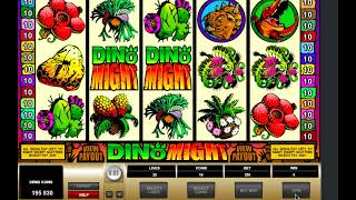 🦖 Play Dino Might Slot by Microgaming amp Win Huge Prizes 💎💰 DinoMight [upl. by Yssirc]