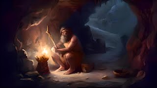 Ancient Music with Fireplace amp Cave Sound Effects  Prehistoric Cavemen Ambience [upl. by Kantos]