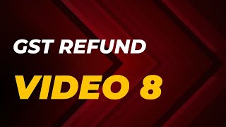 GST Refund Calculation for Inverted Duty Structure  Rule 895 TECHGROWHUB [upl. by Nerty]