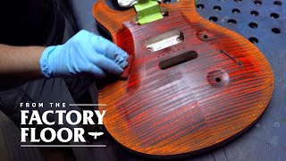 Staining a Fire Red Burst  From The Factory Floor  PRS Guitars [upl. by Philip]