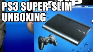 New SuperSlim PS3 Unboxing [upl. by Nimzaj]