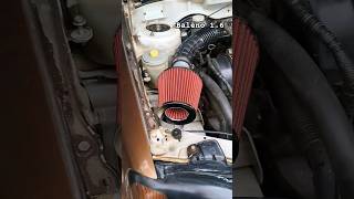 DIY custom Air Filter installation Baleno car baleno shorts [upl. by Reyna884]